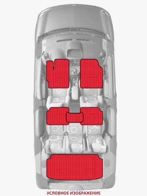 ЭВА коврики «Queen Lux» комплект для Honda Integra SJ