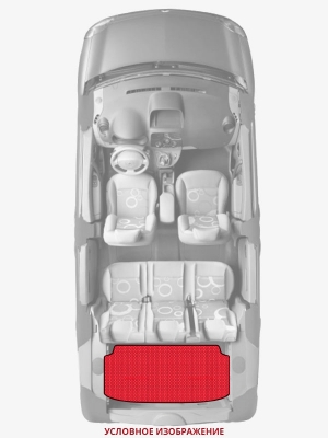 ЭВА коврики «Queen Lux» багажник для Nissan Note